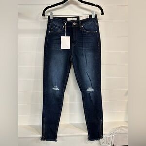 KANCAN high rise ankle skinny jeans